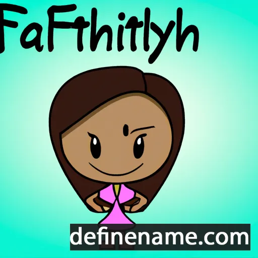 Faithlyn cartoon