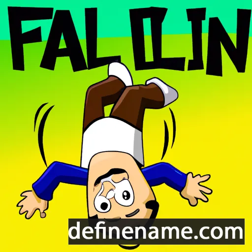 Fallin cartoon