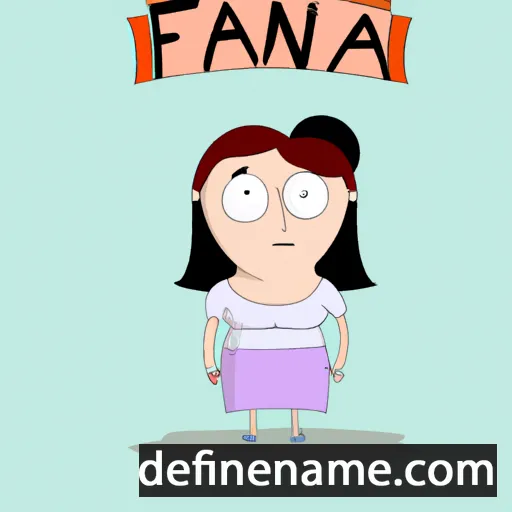 Fanija cartoon