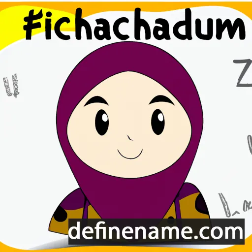 Faudziah cartoon