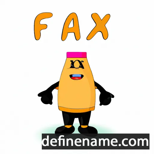 Faxai cartoon