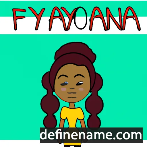 Fayonna cartoon