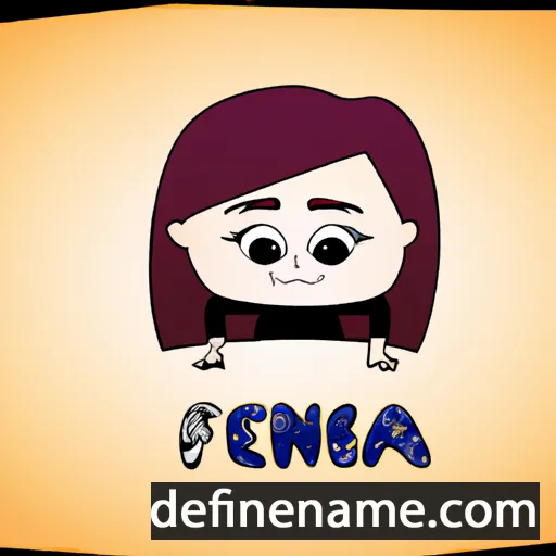 Feena cartoon