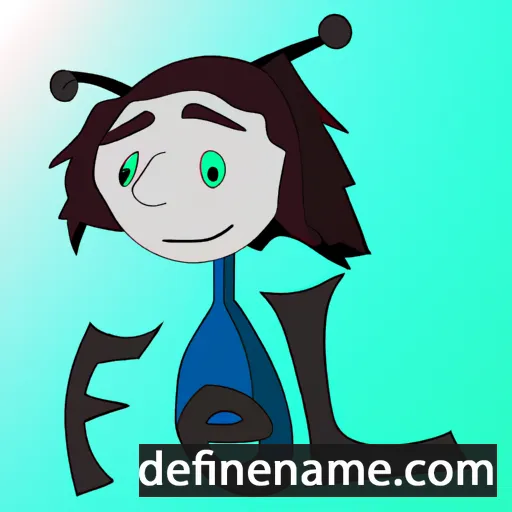 cartoon of the name Fel