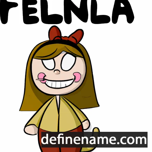 cartoon of the name Felina