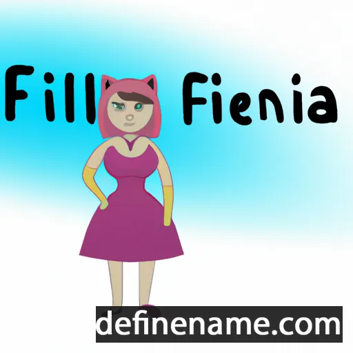 cartoon of the name Felina