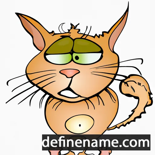 cartoon of the name Feline