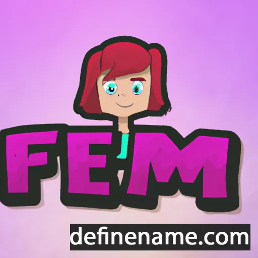 Fem cartoon