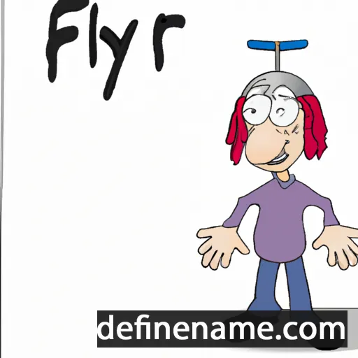 Fflyr cartoon