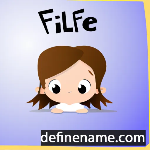 Fille cartoon