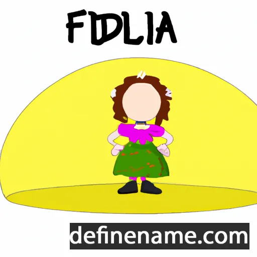 Fillida cartoon