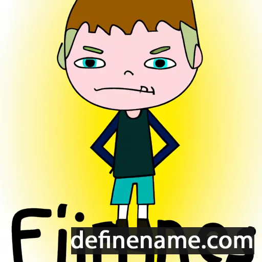 Finneas cartoon