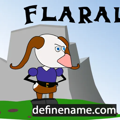 Fjallar cartoon