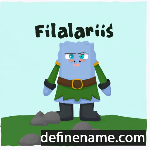 Fjalldís cartoon