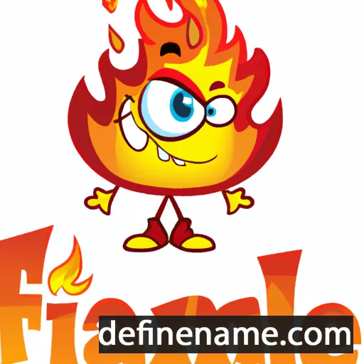 Flame cartoon