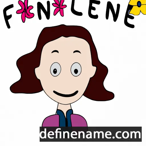 Fleurienne cartoon