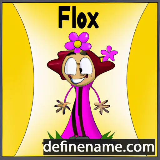 Flor de Lix cartoon