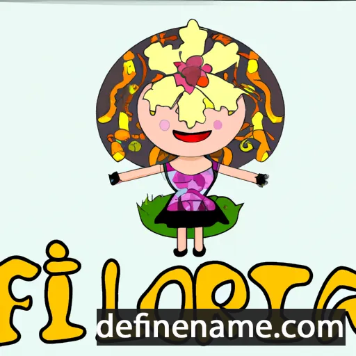 Floracita cartoon