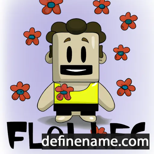 Flores cartoon