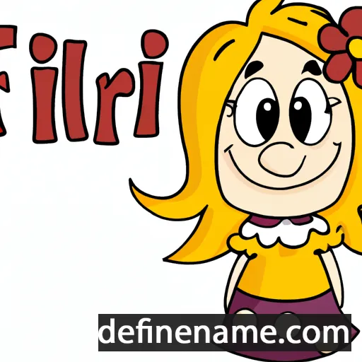 cartoon of the name Flori