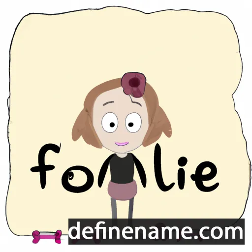 cartoon of the name Florie