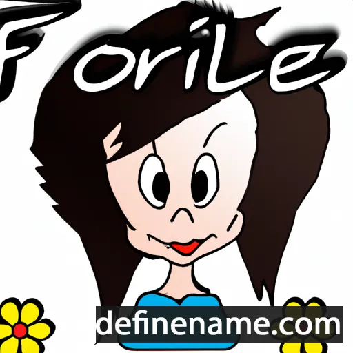 cartoon of the name Florije