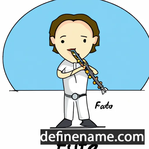 Flute cartoon