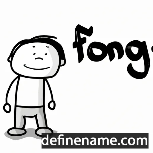 cartoon of the name Fong