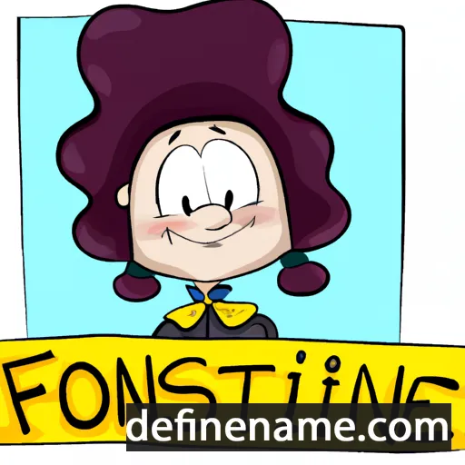 Fostine cartoon