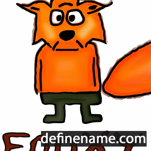 Foxy cartoon