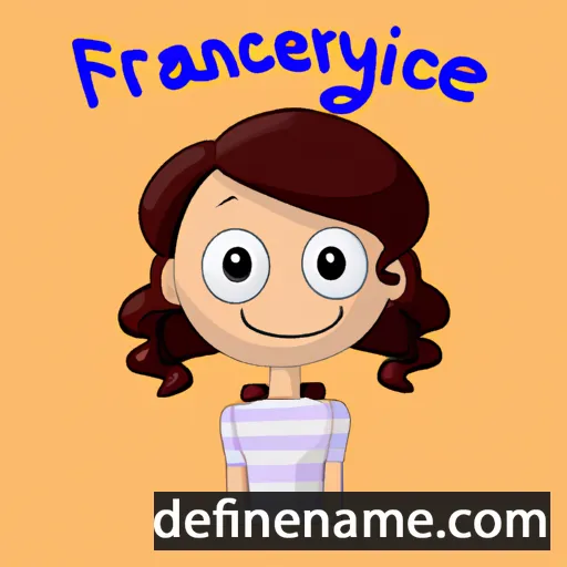 Francyne cartoon