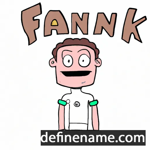 cartoon of the name Frank