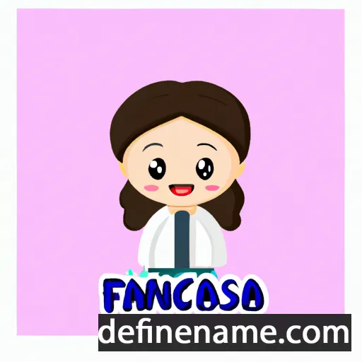 Fransisca cartoon