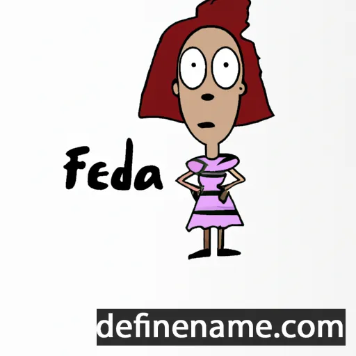 Fréda cartoon