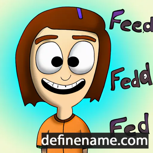 Fredka cartoon