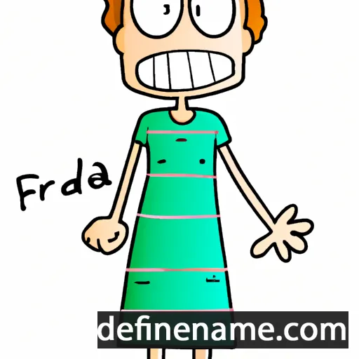 Fredrica cartoon