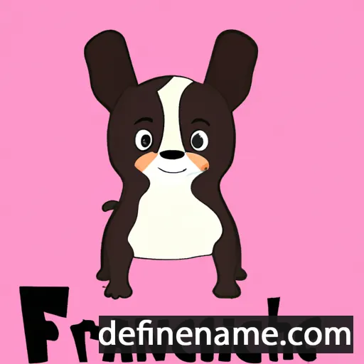 Frenchie cartoon