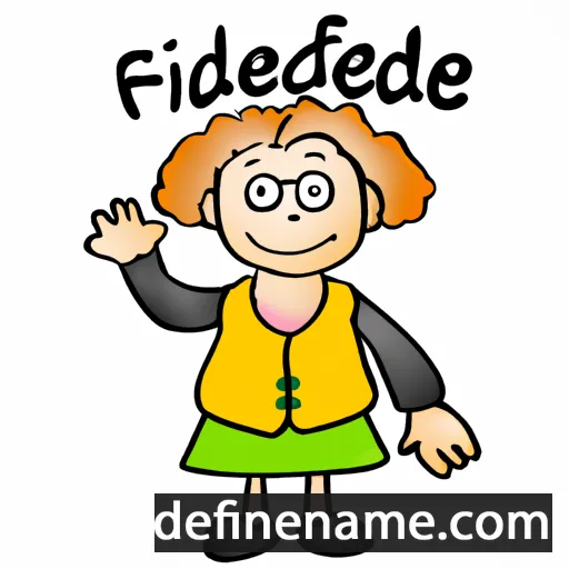 Friedelinde cartoon