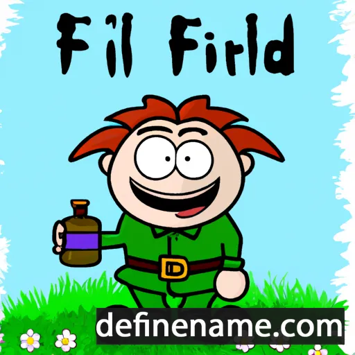 Friðælfr cartoon