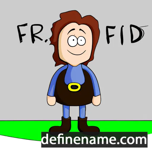 Friðmey cartoon