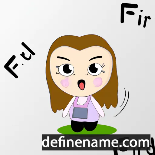 Friður cartoon