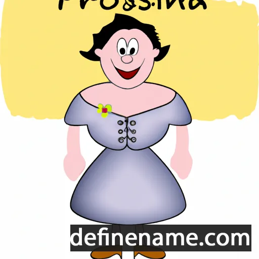 Frohsina cartoon