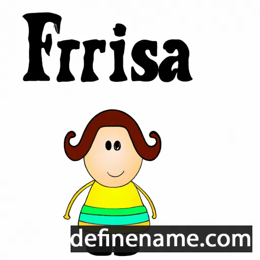 cartoon of the name Frosina