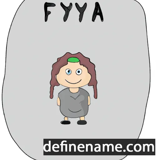 Froya cartoon