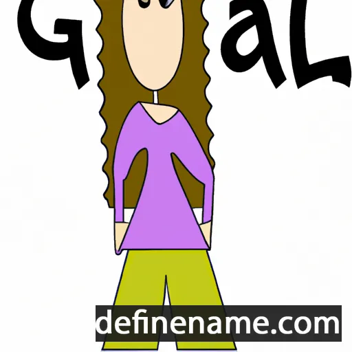 cartoon of the name Gal