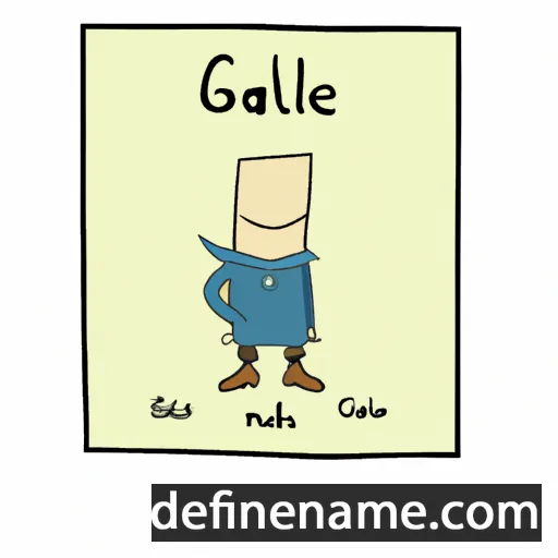 cartoon of the name Gale