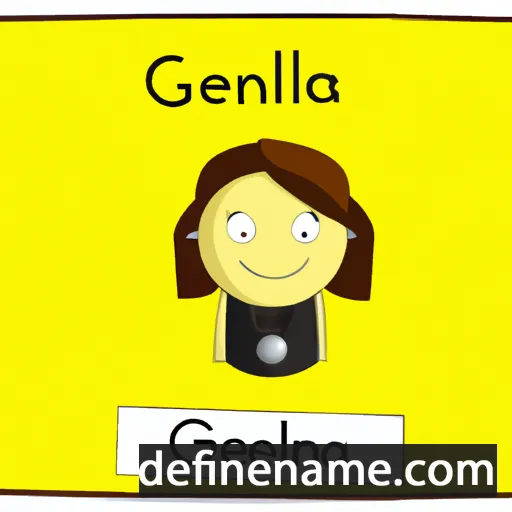 cartoon of the name Galena