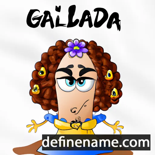 cartoon of the name Galharda