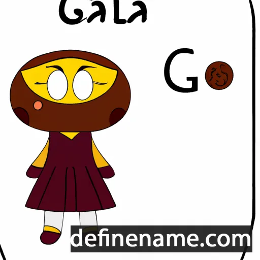 cartoon of the name Galla