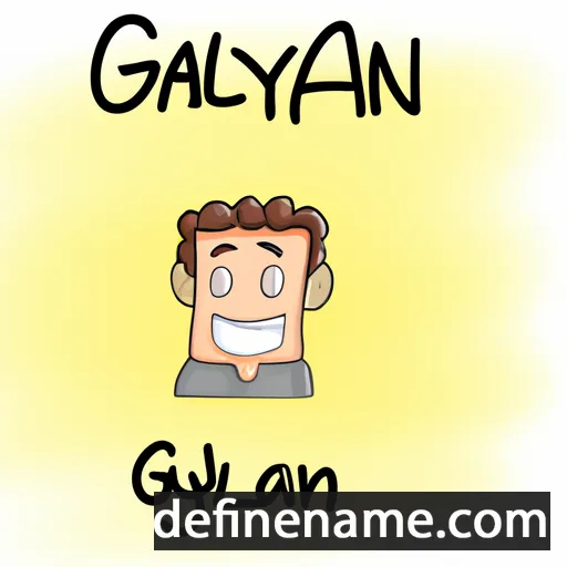 cartoon of the name Galyn